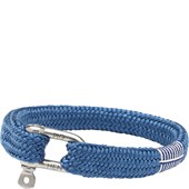 Pig & Hen - Nautische Armbänder - Violet Blue | Silver Sharp Simon